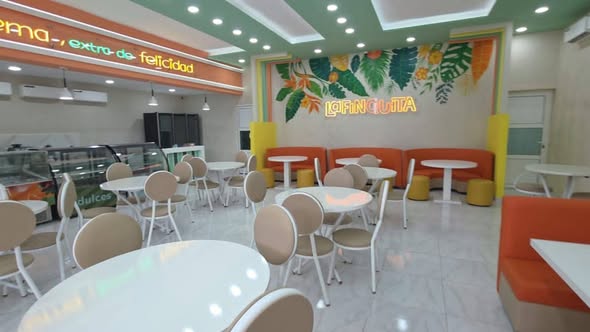 Cafetería El Arlequín por dentro