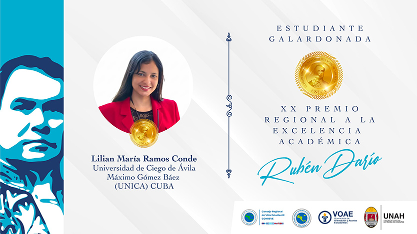 Galardón de Lilian María Ramos Conde Galardón de Lilian María Ramos Conde